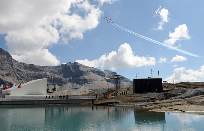 The Patrouille Suisse...