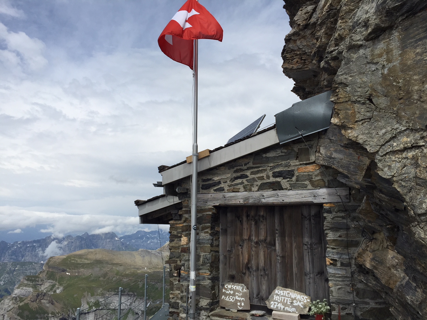 Kistenpasshütte - auch als "Chistlihütte" bekannt