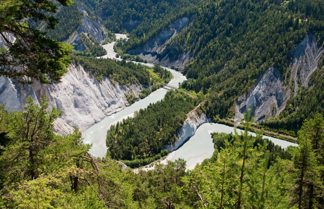 Rheinschlucht: a first glimpse